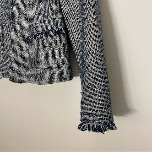 🤍Banana Republic🤍 Tweed Scalloped Open Front Blazer - Picture 5 of 12